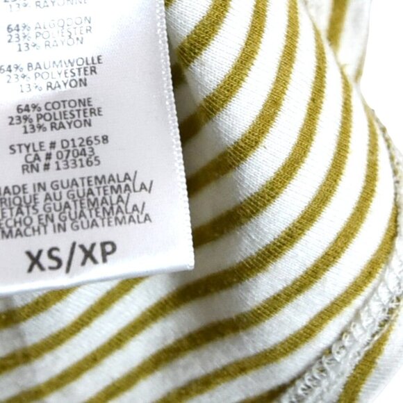 Eri + Ali Striped Puff Sleeve Top XS Cottagecore Preppy - Picture 7 of 7